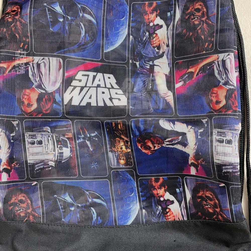 Star Wars Lucas Film Ltd Drawstring Mesh Bag - Picture 6 of 10